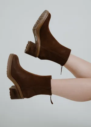 Megan Chelsea Bootie - Coffee