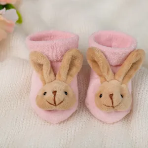 Meia Pata Rabbit Booties - Baby Pink