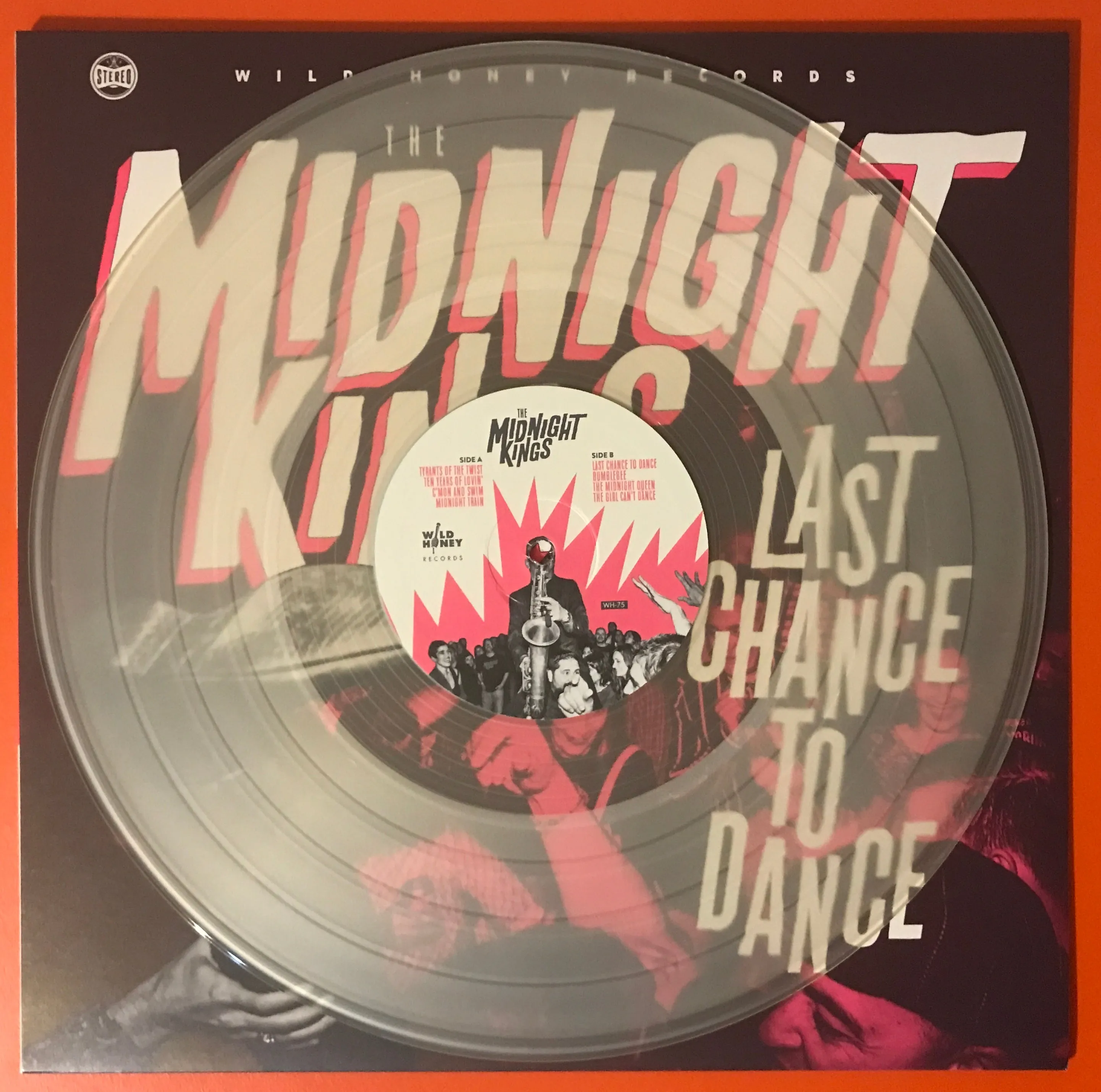 Midnight Kings, The ‎–  Last Chance to Dance [GREEN NOISE EXCLUSIVE IMPORT Cloudy Clear VINYL MARKED DOWN] – New LP