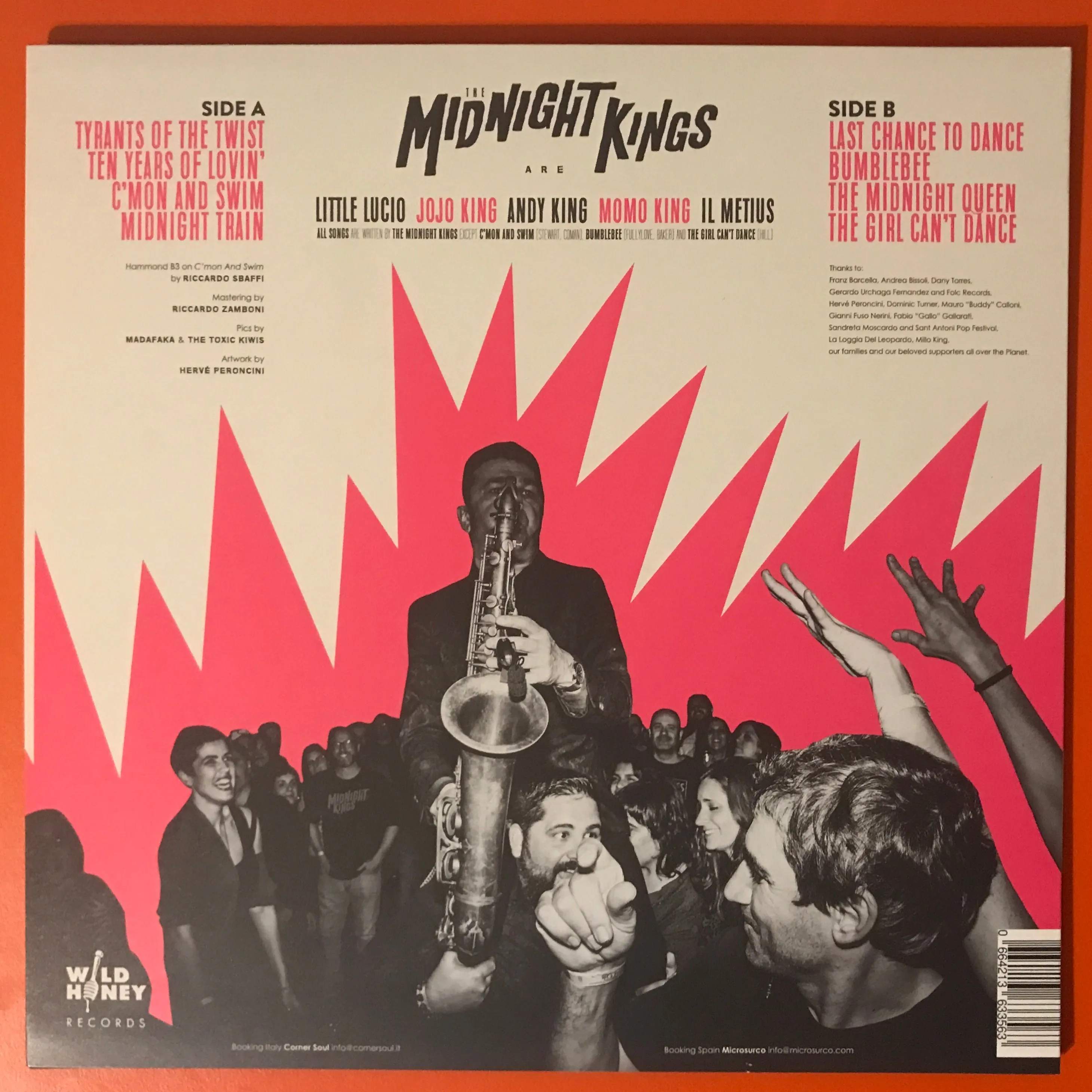 Midnight Kings, The ‎–  Last Chance to Dance [GREEN NOISE EXCLUSIVE IMPORT Cloudy Clear VINYL MARKED DOWN] – New LP