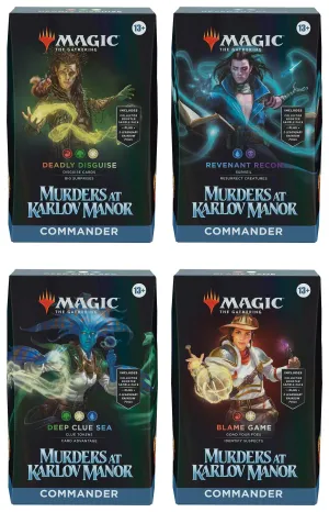 Murders at Karlov Manor Commander Decks (alle 4 decks)