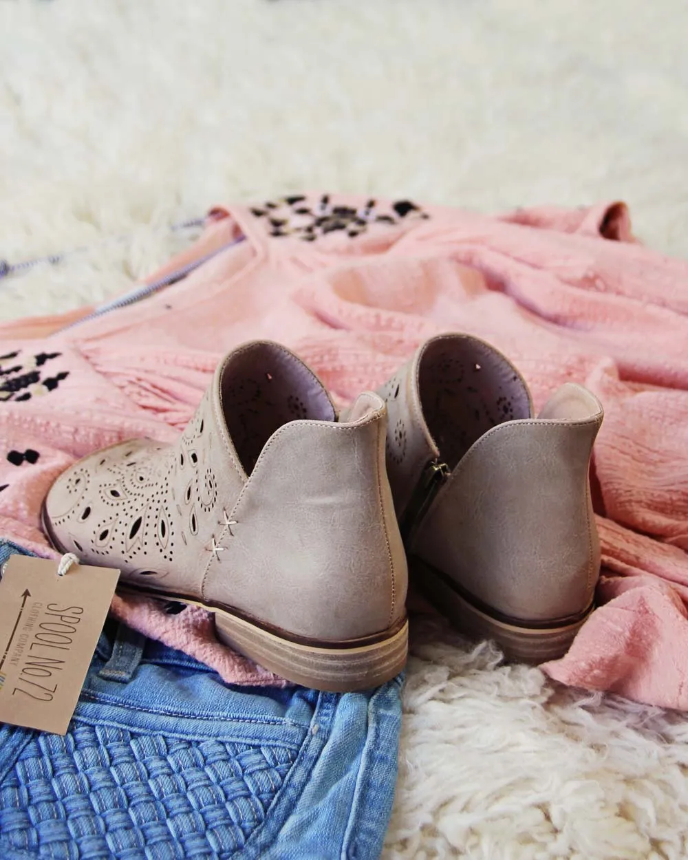 Nash Lace Booties