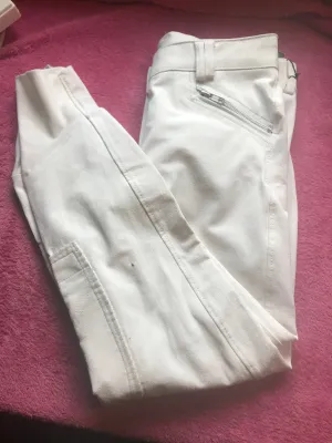 New British eventing breeches white size 8 (26) FREE POSTAGE
