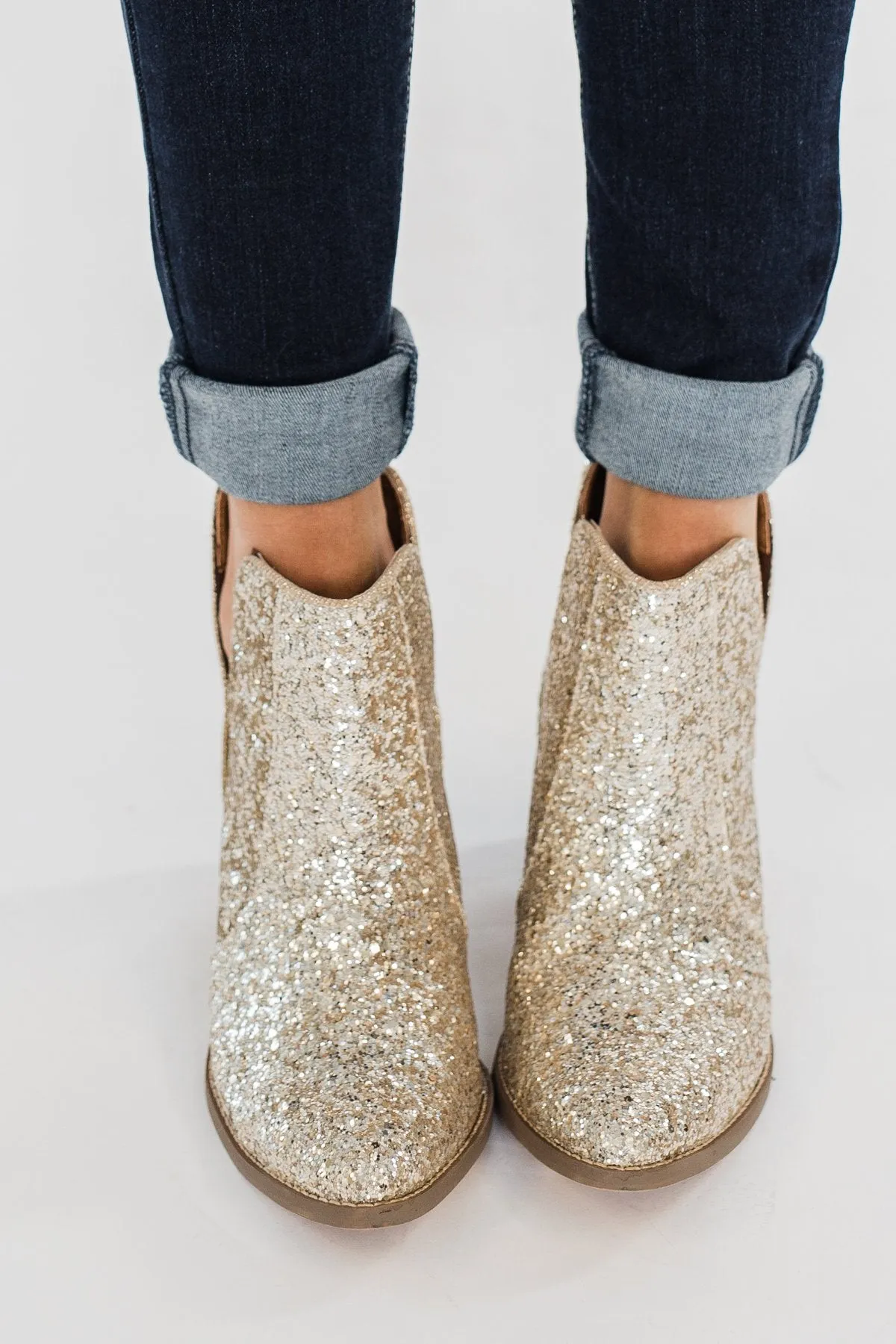 Not Rated Fiera Booties- Gold