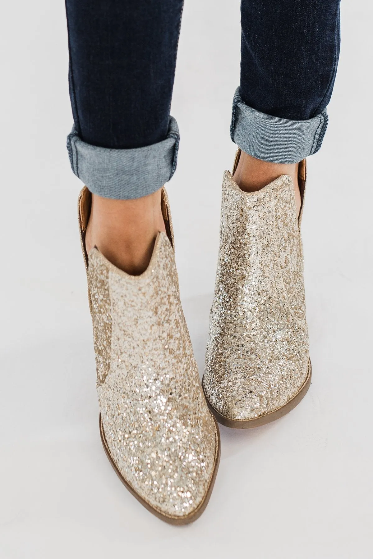 Not Rated Fiera Booties- Gold