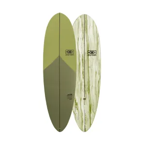 O&E HAPPY HOUR EPOXY SOFT TOP OLIVE - 6'0"