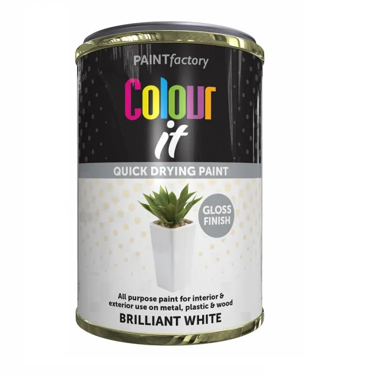 Paint Factory White Gloss Tin Paint - 300ml