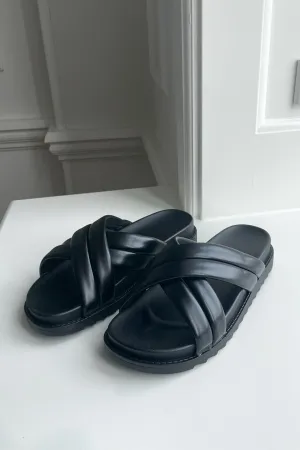 Palma Slippers - Black