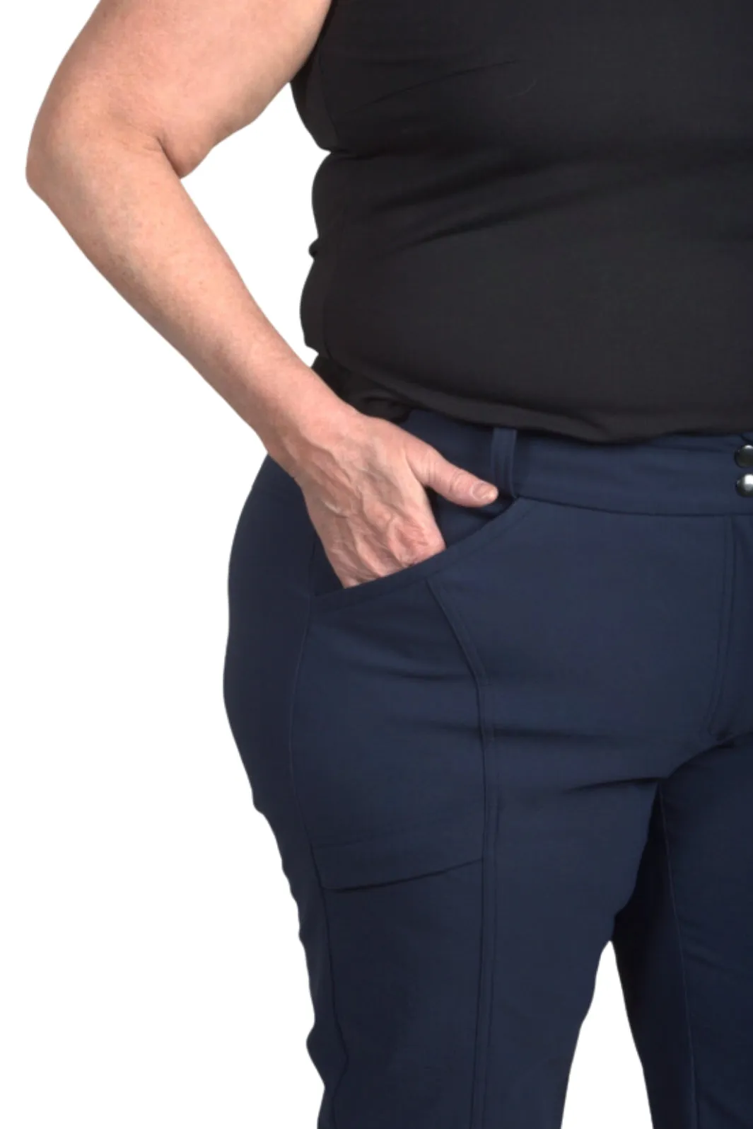 Pantalon Chesapeake Taille Plus - Marine