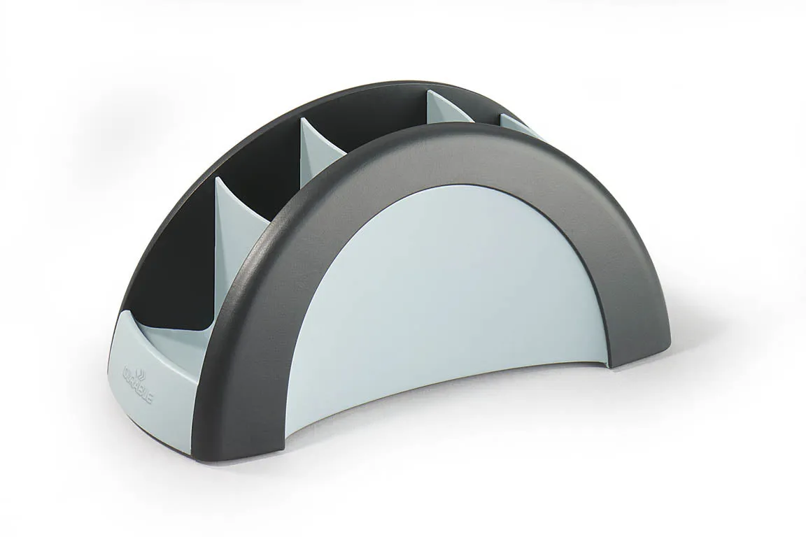 Portapenne durable vegas 5 scomparti nero