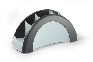 Portapenne durable vegas 5 scomparti nero