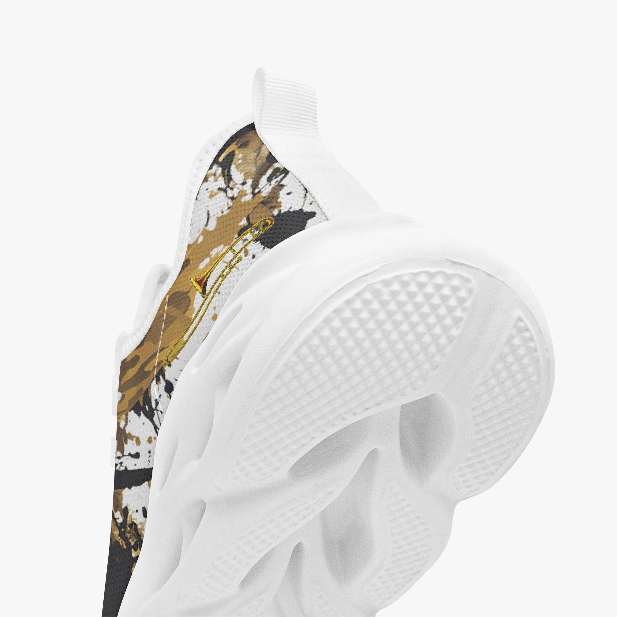 "Trombone" Bounce Mesh Knit Sneakers