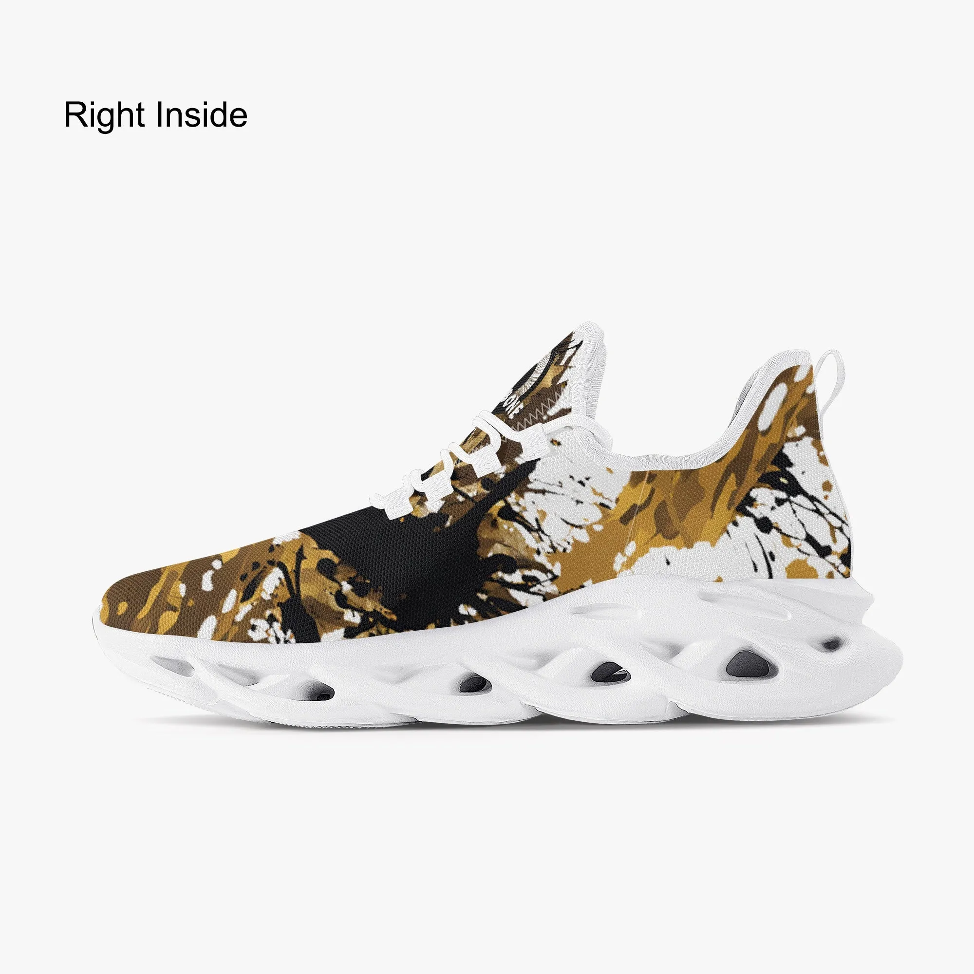 "Trombone" Bounce Mesh Knit Sneakers