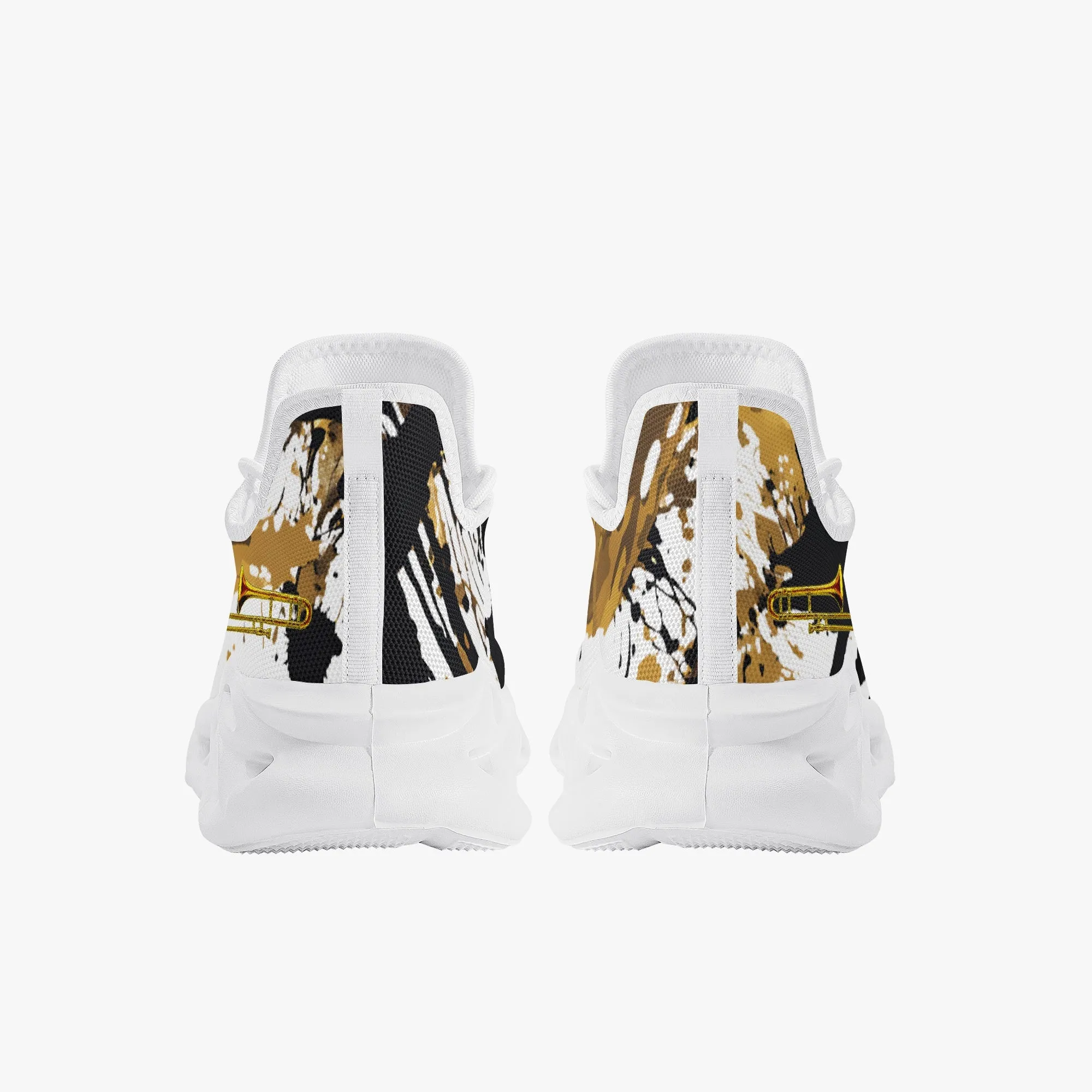 "Trombone" Bounce Mesh Knit Sneakers