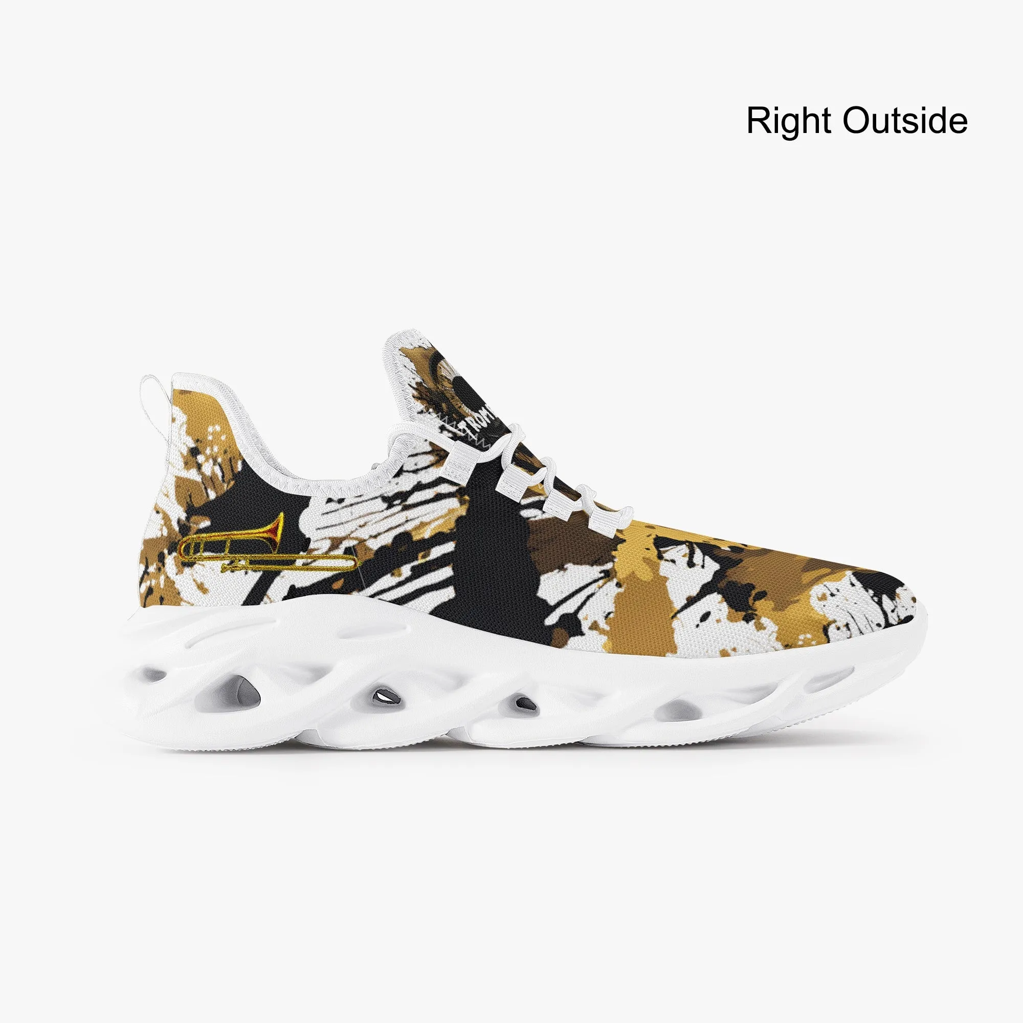 "Trombone" Bounce Mesh Knit Sneakers