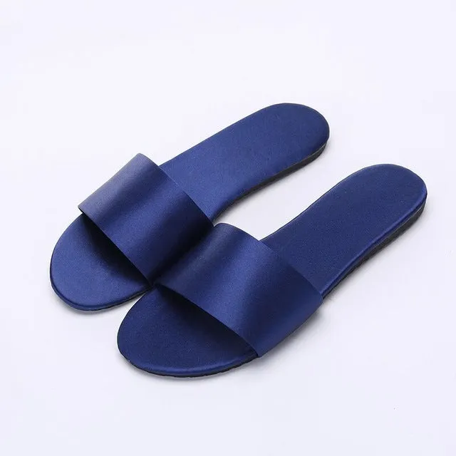 Red Silk Slippers