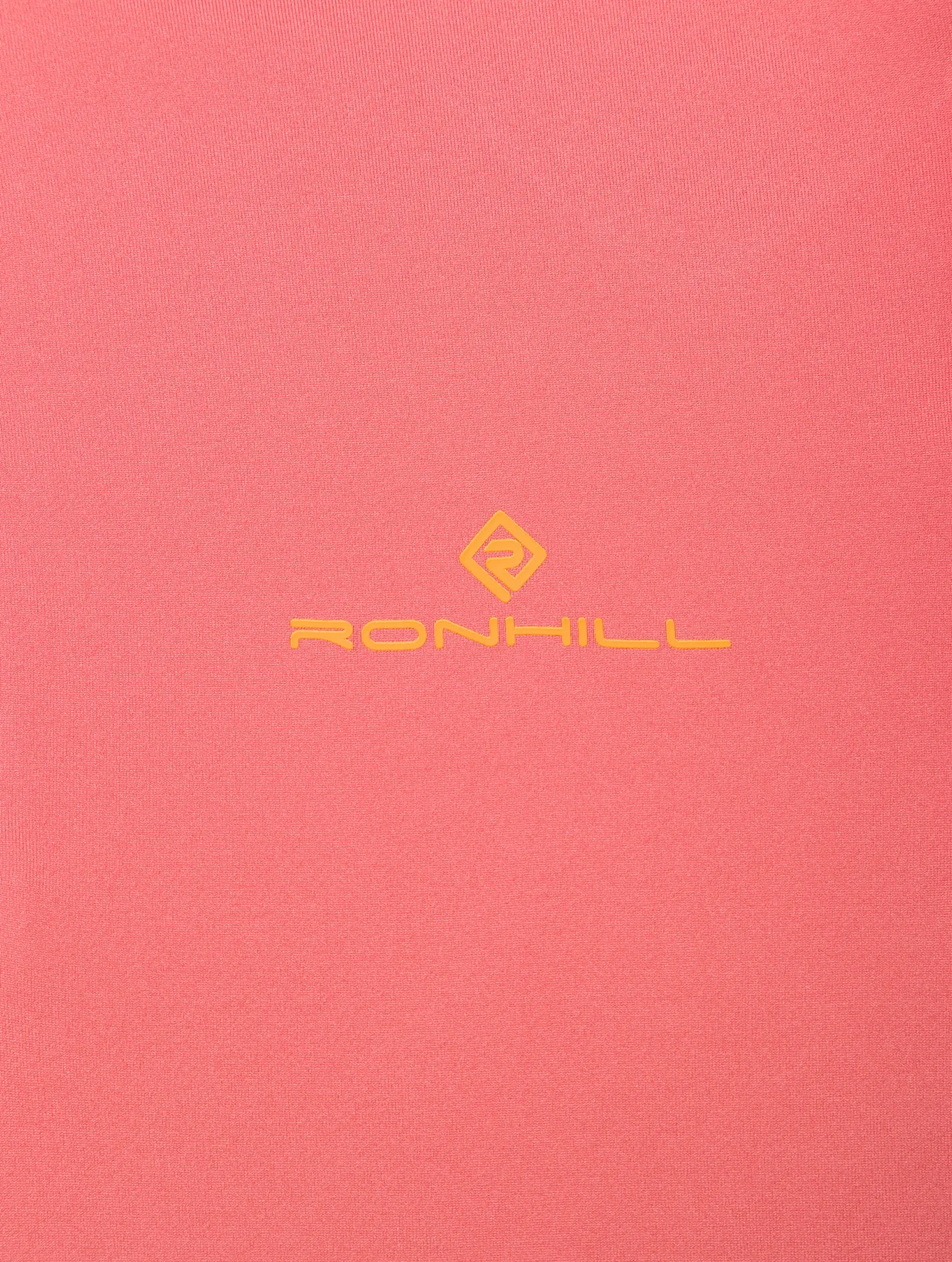 Ronhill Tech Reflect Half Zip Long Sleeve Womens Running Top - Pink