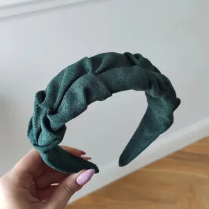 Roxie Collection Bottle Green Crinkle Headband