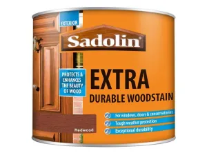 Sadolin Extra Durable Woodstain Redwood 500Ml