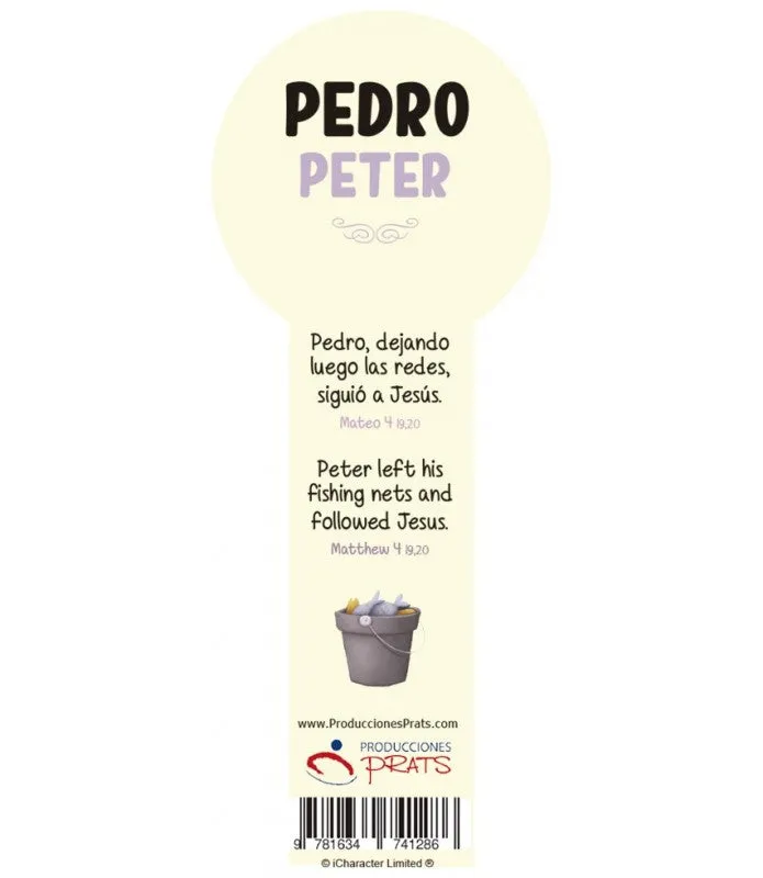 Saint Peter, Pedro 3D Bookmark For Children
