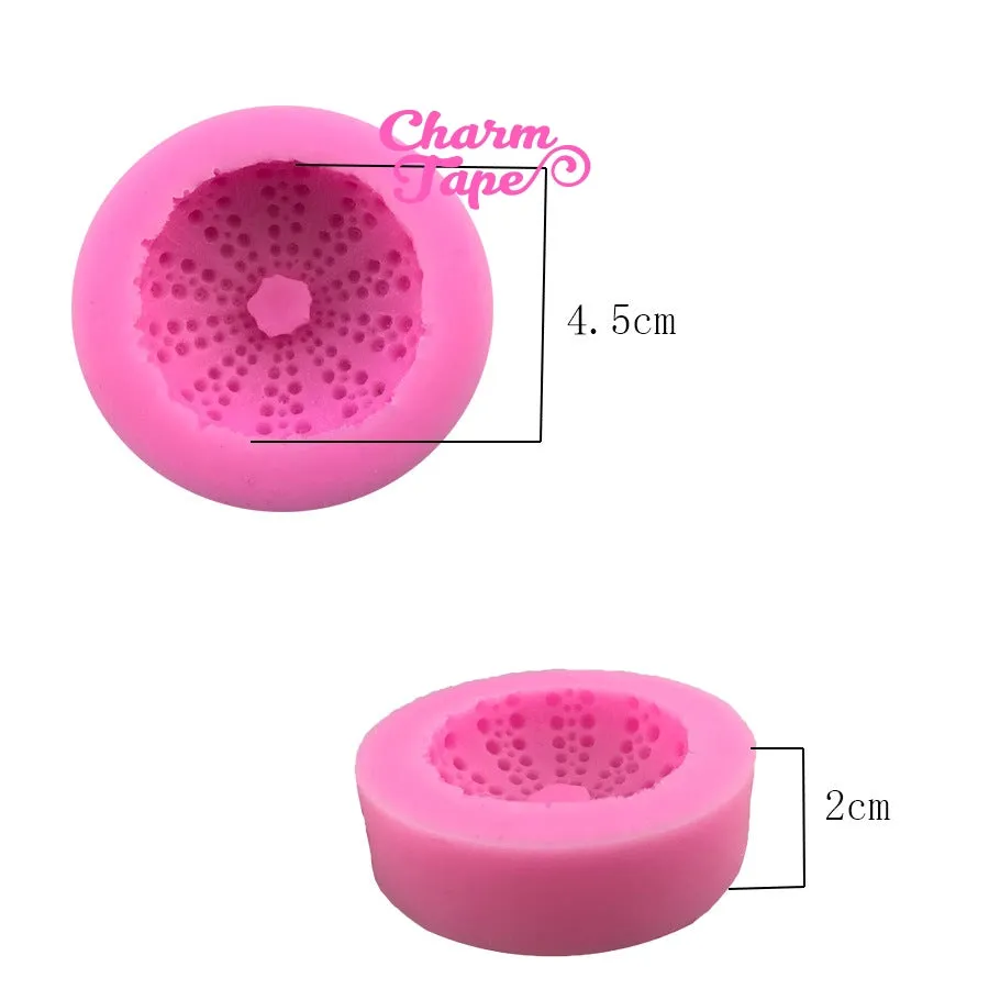 Sea Shell Silicone mold flexible, for polymer clay, resin jewelry or cake making M178