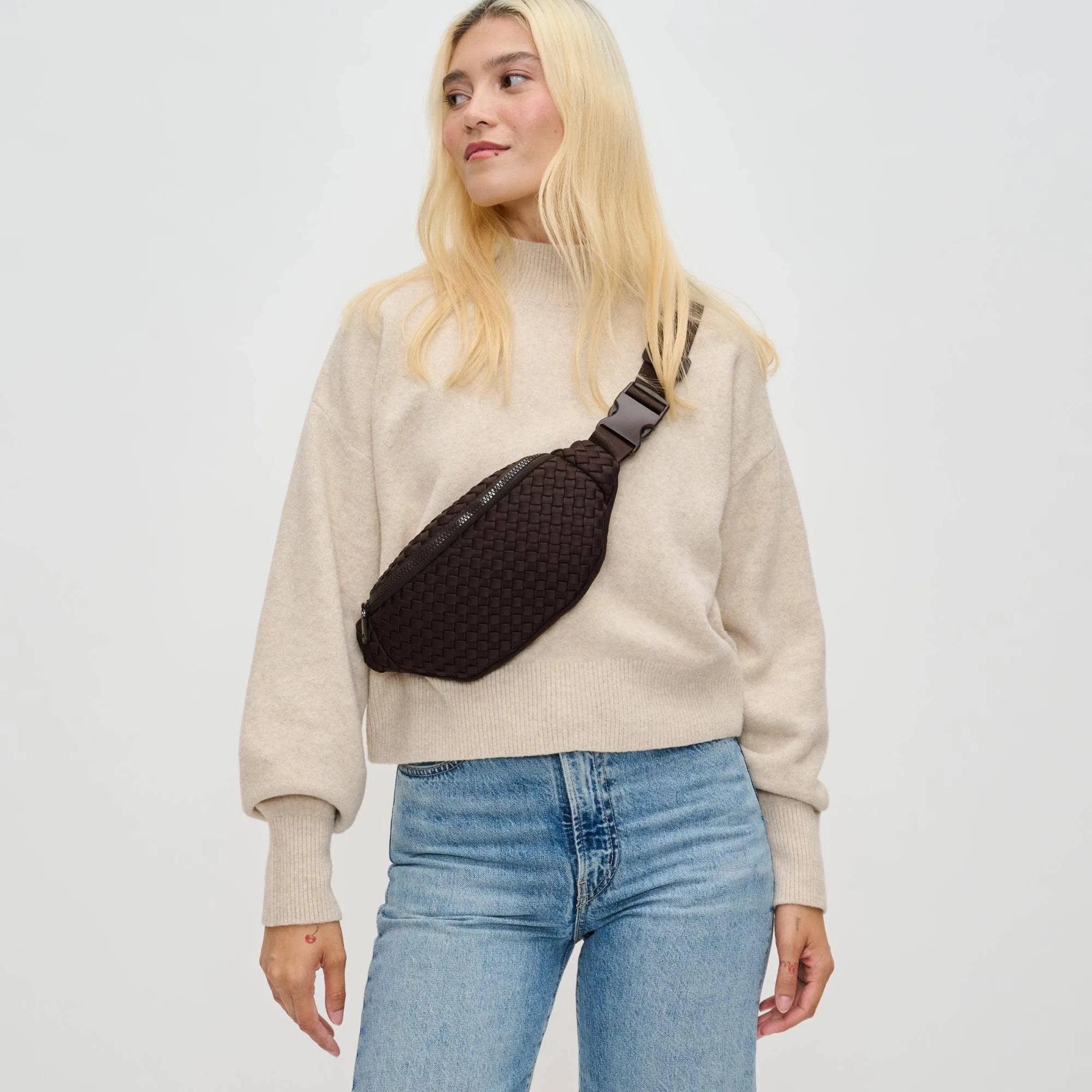Sol and Selene Aim High Woven Neoprene Belt Bag (4 Colors!)