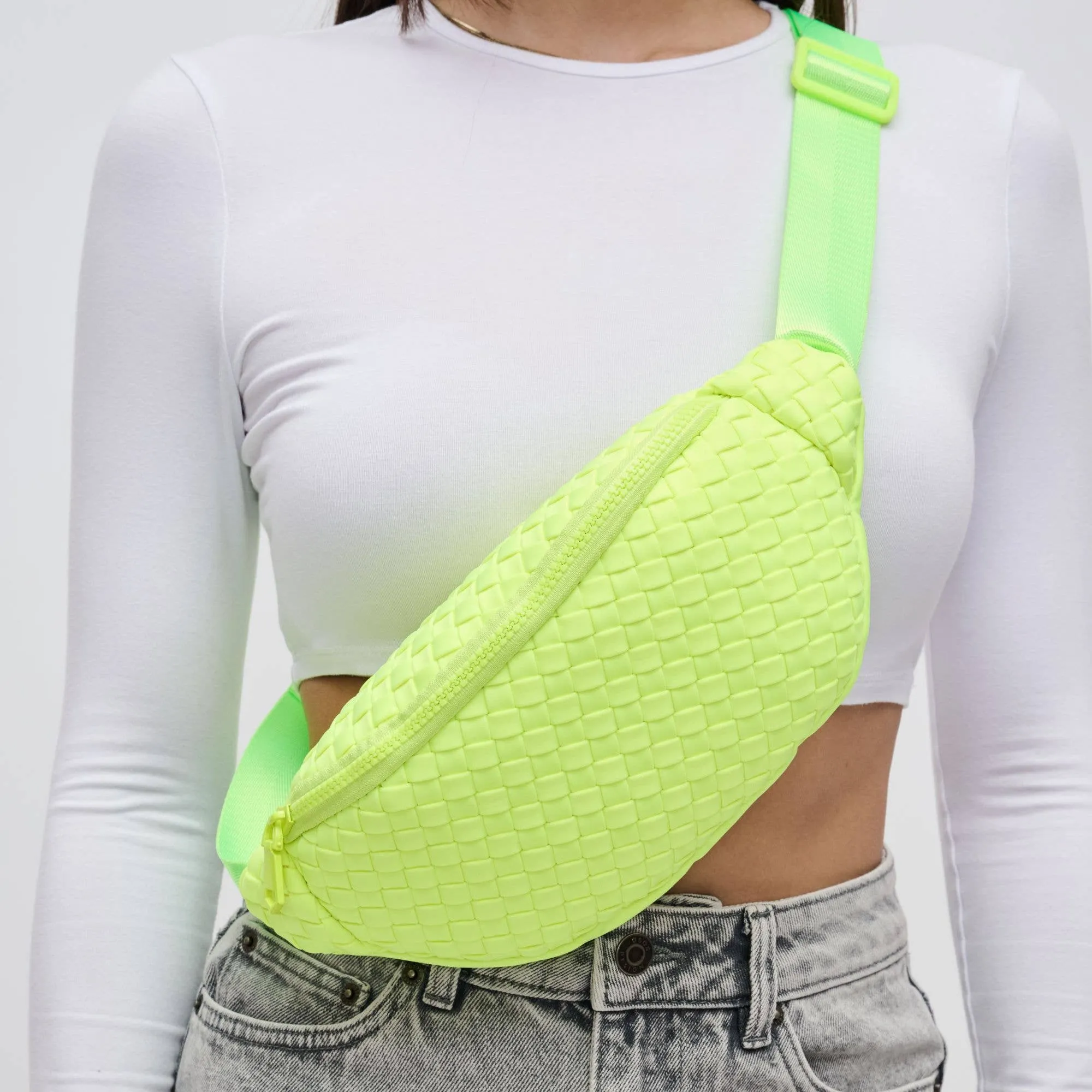 Sol and Selene Aim High Woven Neoprene Belt Bag (4 Colors!)