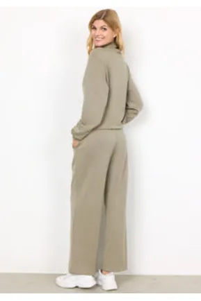 SoyaConcept - Banu 33 Styllish Lounging Sweatpants - Dusky Green
