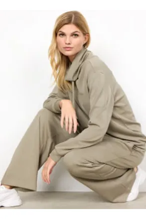 SoyaConcept - Banu 33 Styllish Lounging Sweatpants - Dusky Green