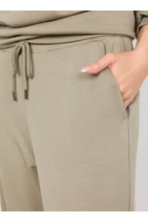 SoyaConcept - Banu 33 Styllish Lounging Sweatpants - Dusky Green
