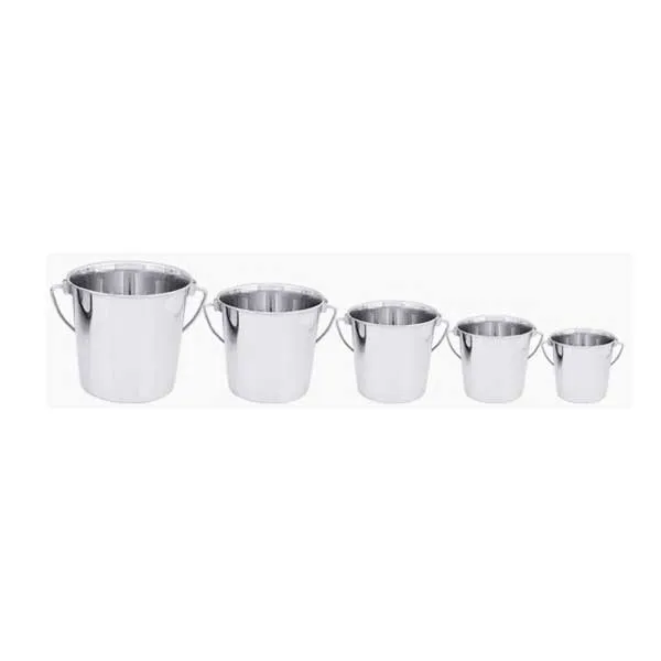 Stainless-Steel Round Bucket