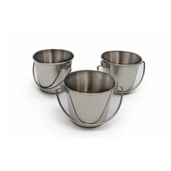 Stainless-Steel Round Bucket