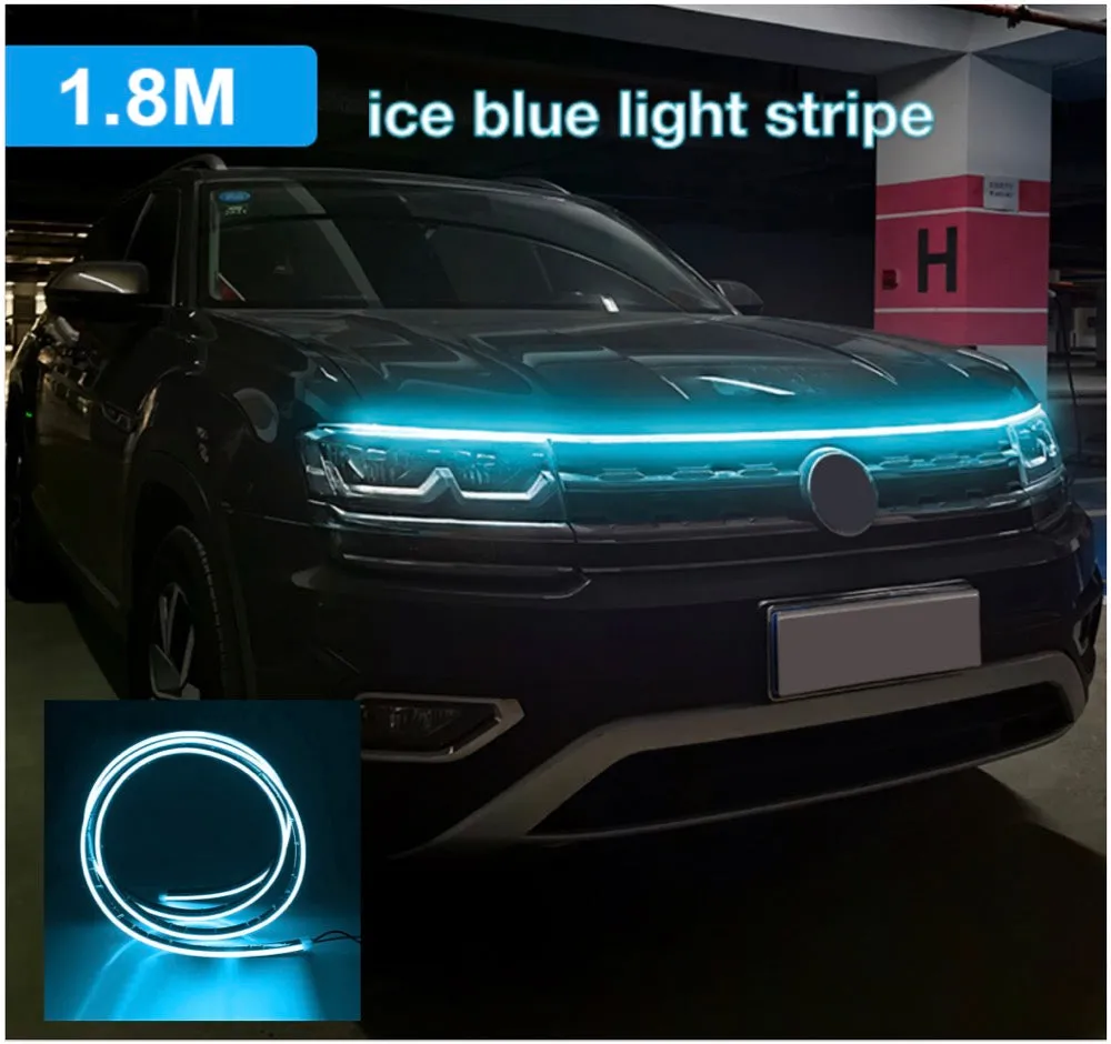 Start-Scan Led Car Hood Light Strip Universal Decor