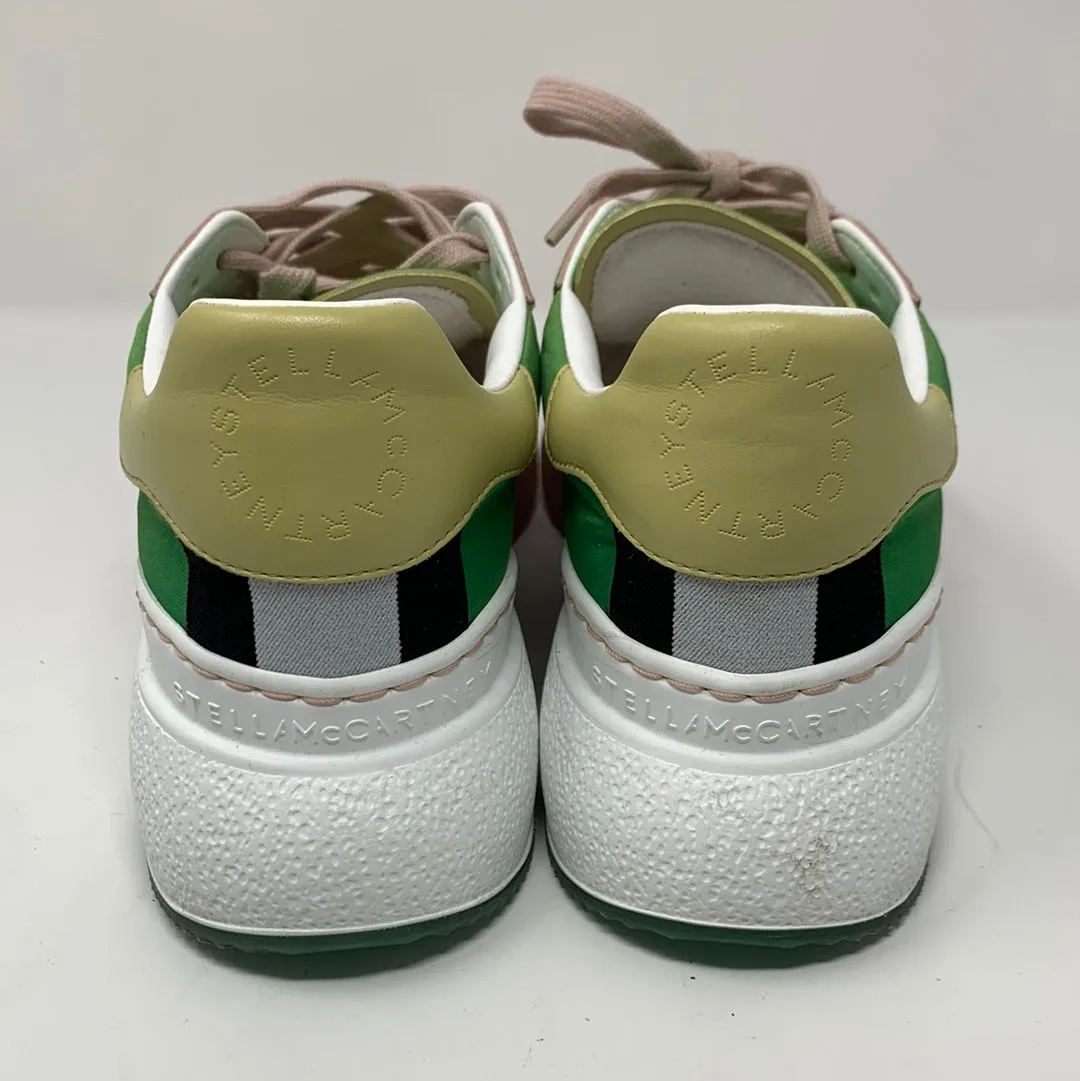 Stella McCartney Pink and Green Ombre Nylon Sneaker