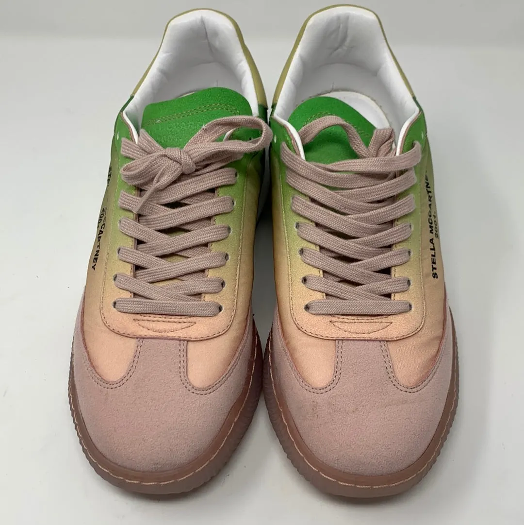 Stella McCartney Pink and Green Ombre Nylon Sneaker