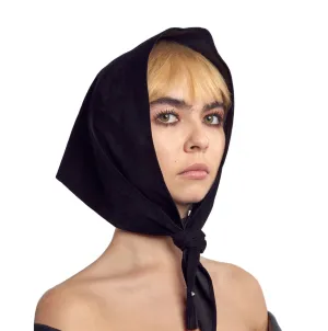 Suede & Leather Headscarf