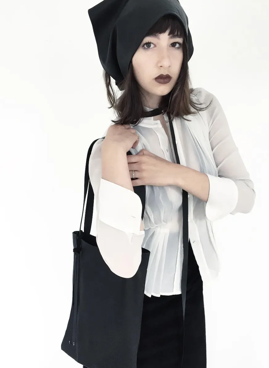 Suede & Leather Headscarf