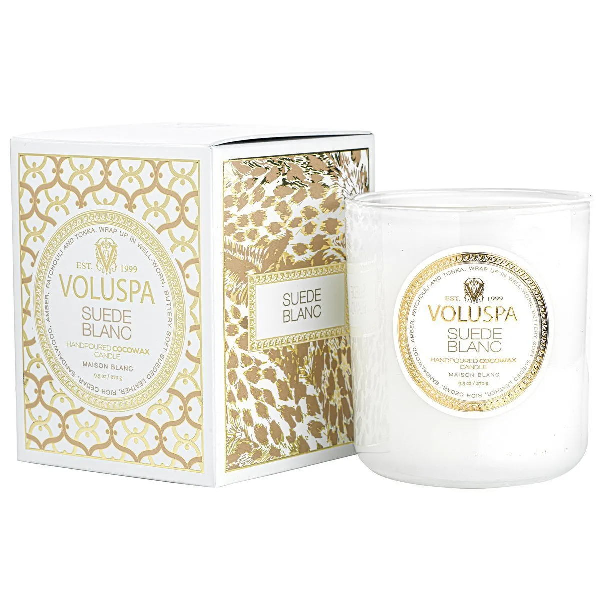 Suede Blanc | Classic Candle