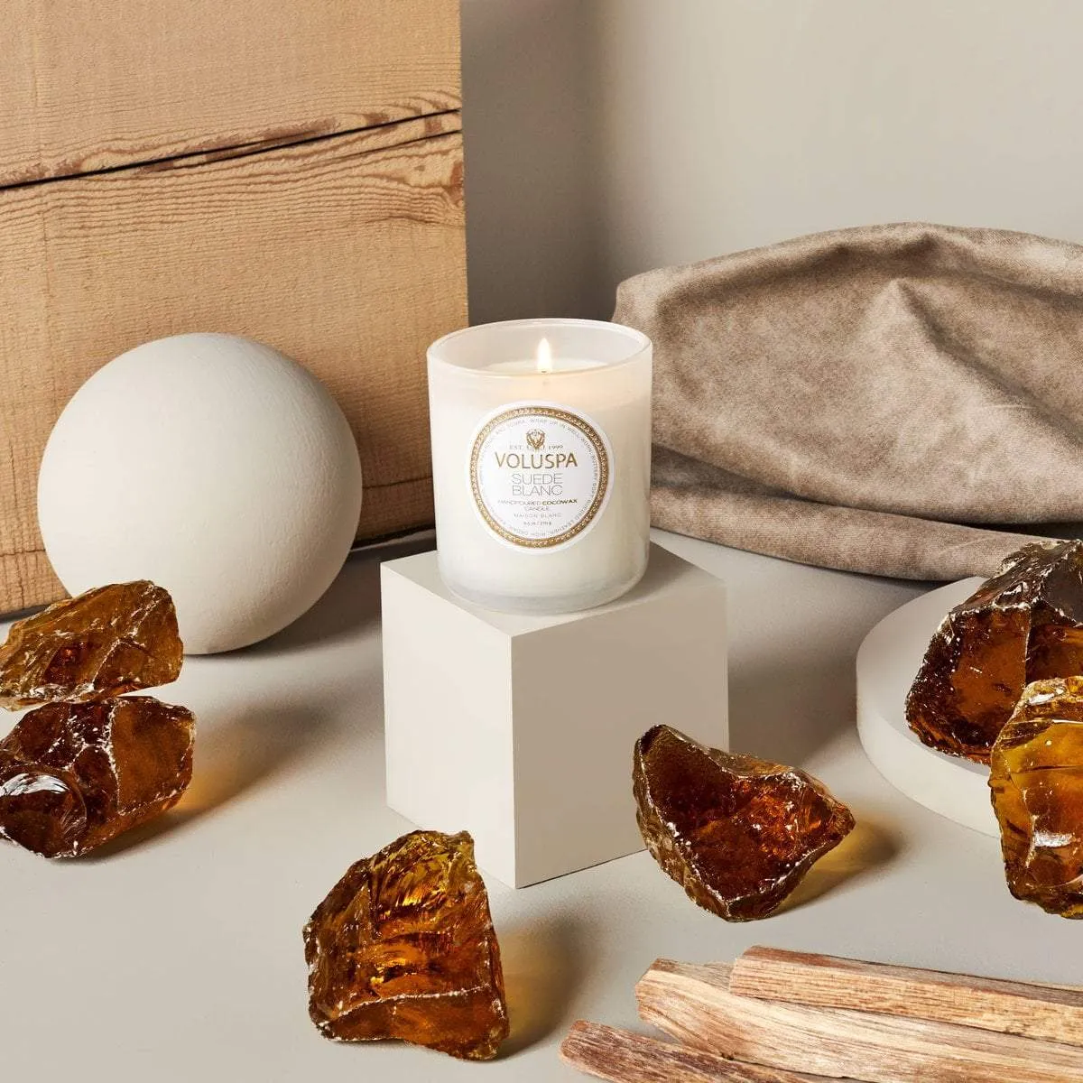 Suede Blanc | Classic Candle