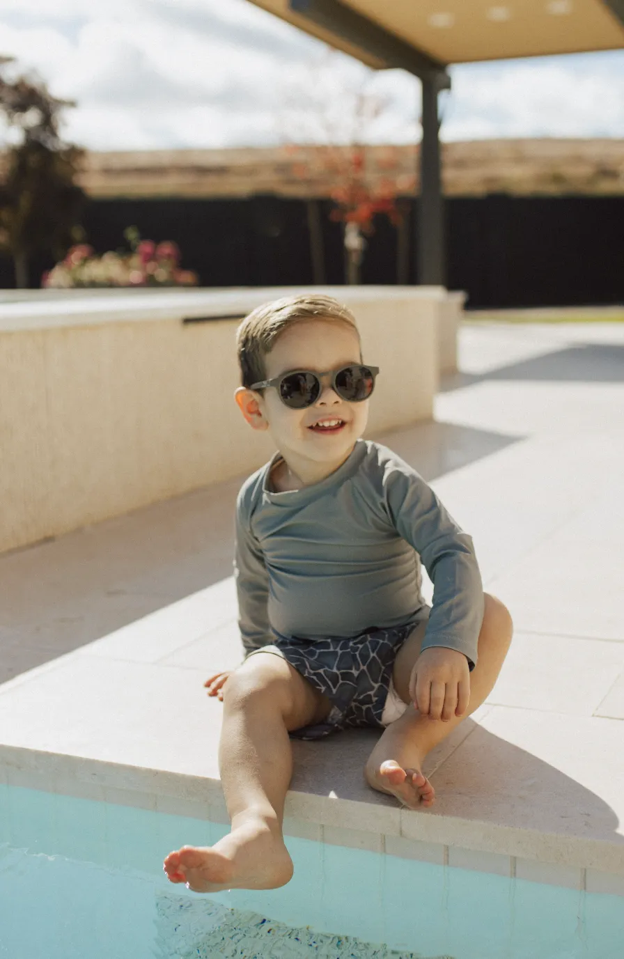 The Keyhole Sunnies - Matte Olive Green