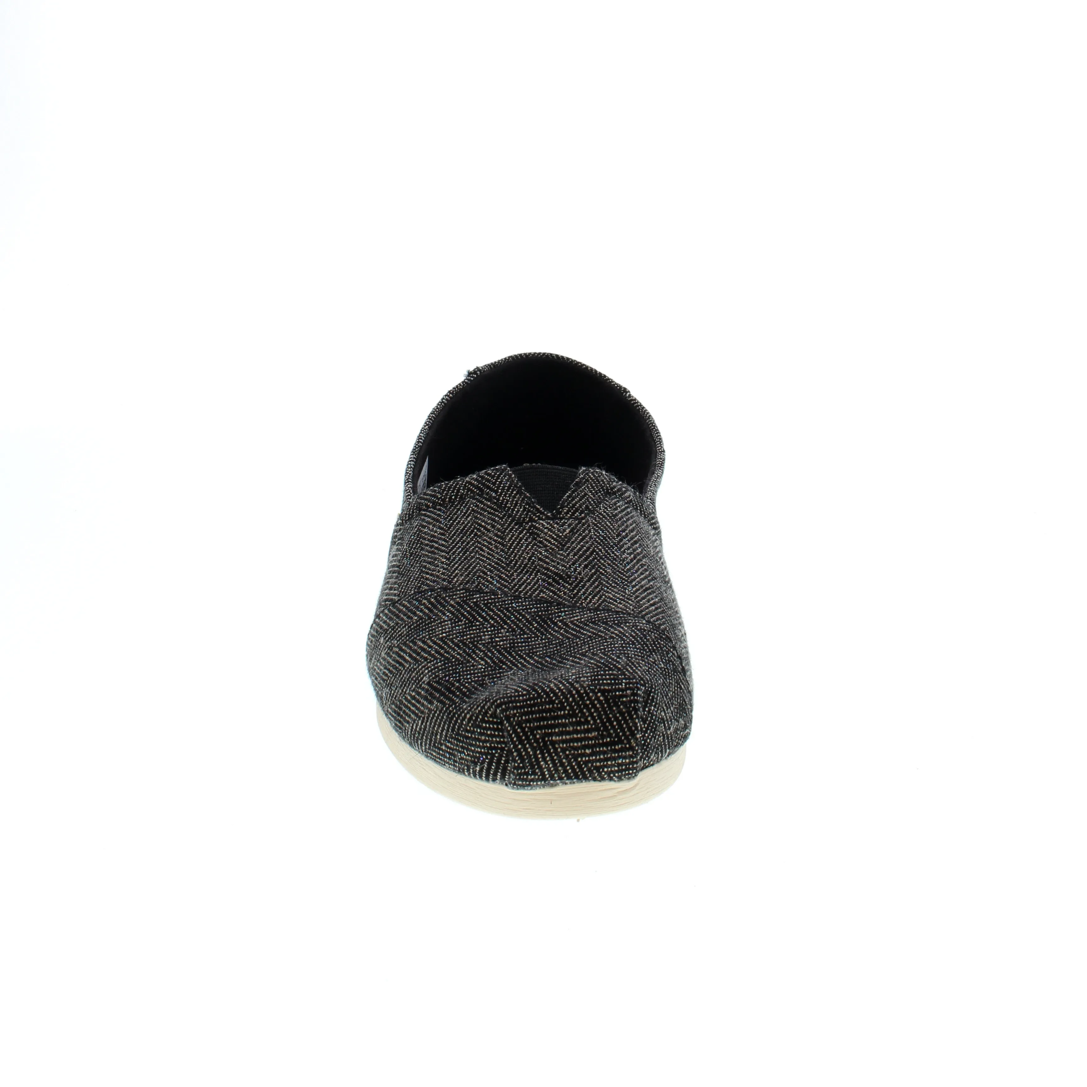Toms Alpargata - Black Metallic Herringbone