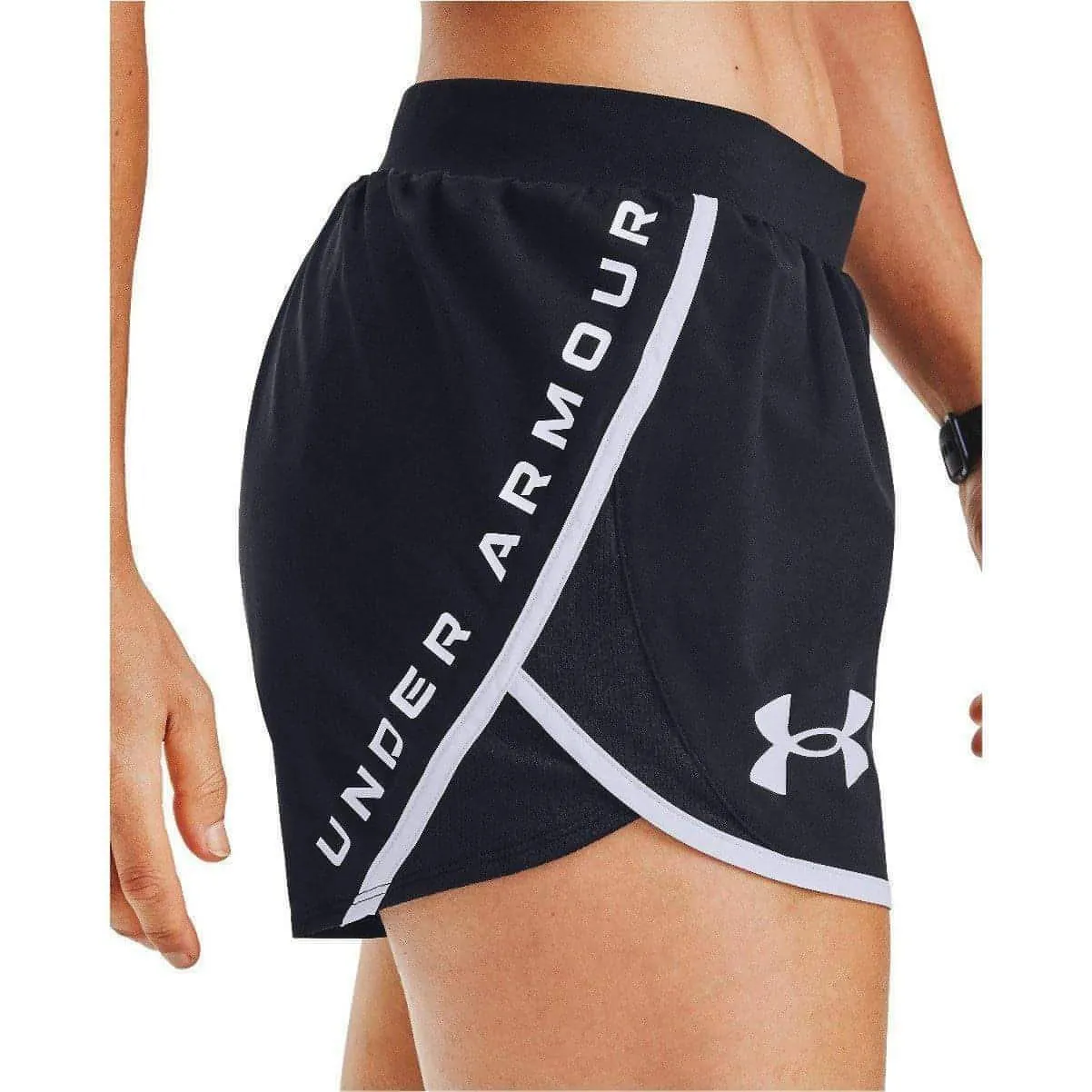 Under Armour Fly By 2.0 Stunner Womens Running Shorts - Black