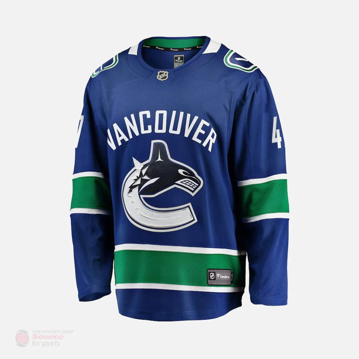 Vancouver Canucks Home Fanatics Breakaway Senior Jersey (2018) - Sven Baertschi