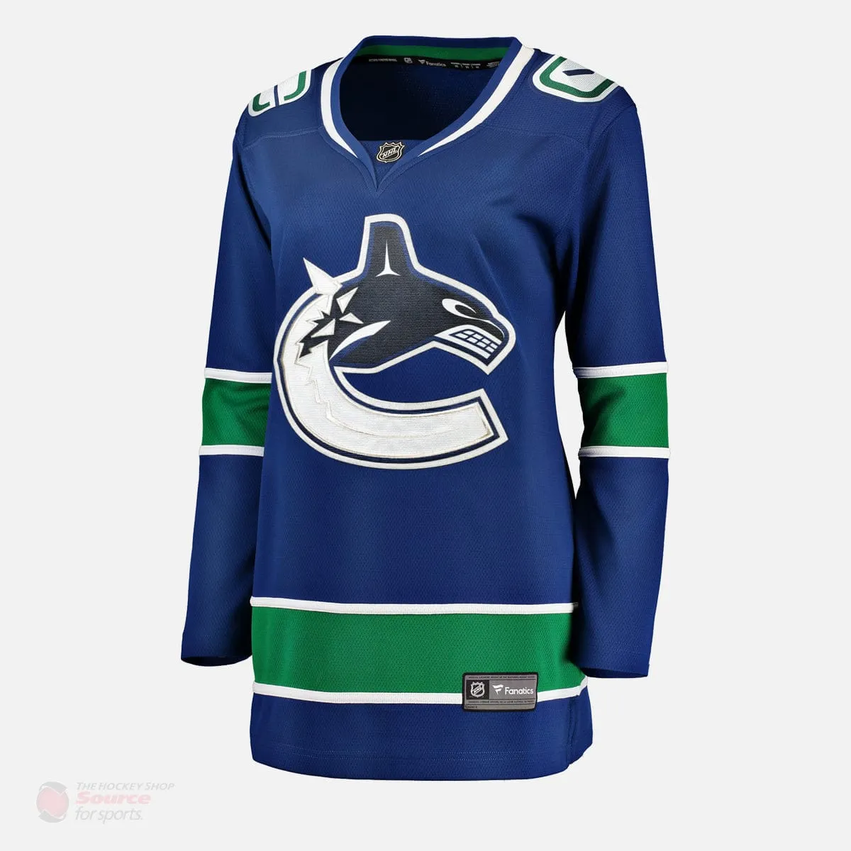 Vancouver Canucks Home Fanatics Premier Breakaway Womens Jersey
