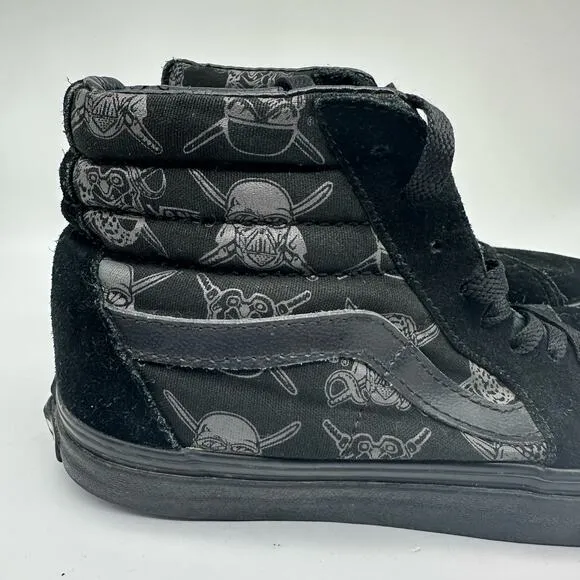 VANS Star Wars Dark Side SK8 High Top Black/Grey Sneakers Mens Size 5.5