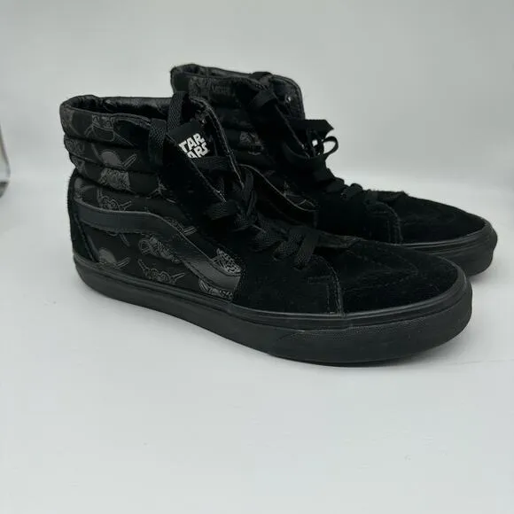 VANS Star Wars Dark Side SK8 High Top Black/Grey Sneakers Mens Size 5.5