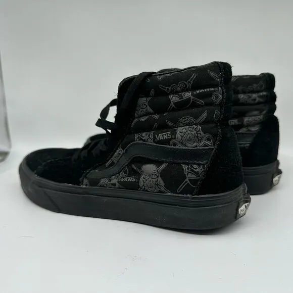 VANS Star Wars Dark Side SK8 High Top Black/Grey Sneakers Mens Size 5.5