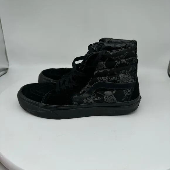 VANS Star Wars Dark Side SK8 High Top Black/Grey Sneakers Mens Size 5.5