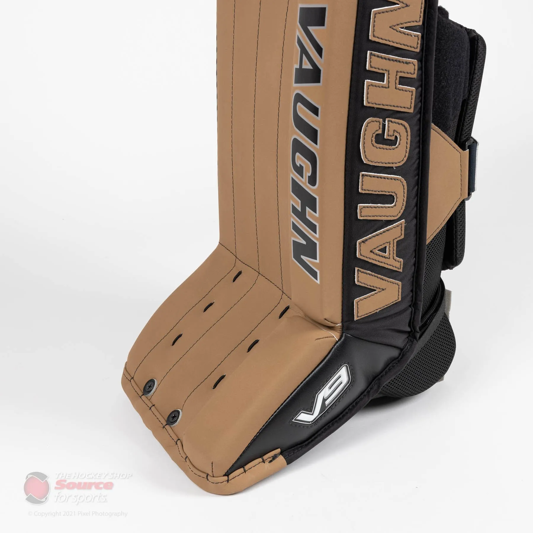 Vaughn Velocity V9 Pro Carbon Senior Goalie Leg Pads - Vintage Graphic