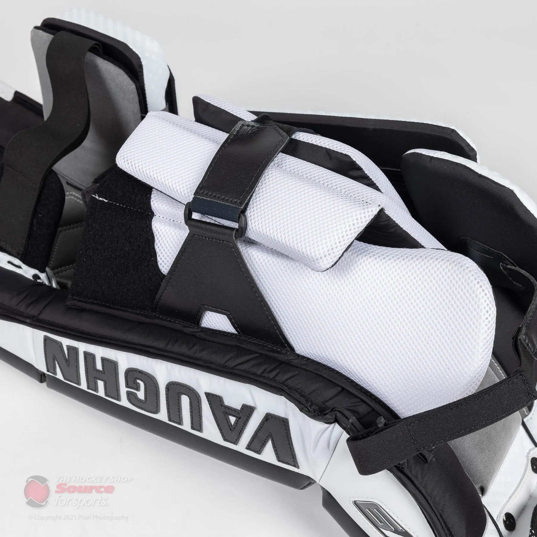 Vaughn Velocity V9 Pro Carbon Senior Goalie Leg Pads - Vintage Graphic